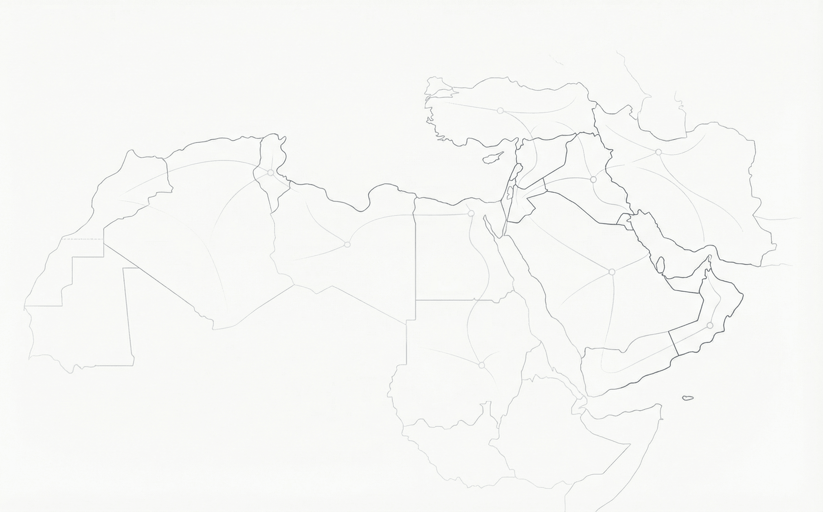 MENA Region Map
